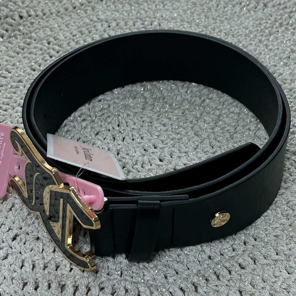 Juicy Couture Old English JC Logo Belt - Picture 2 of 5